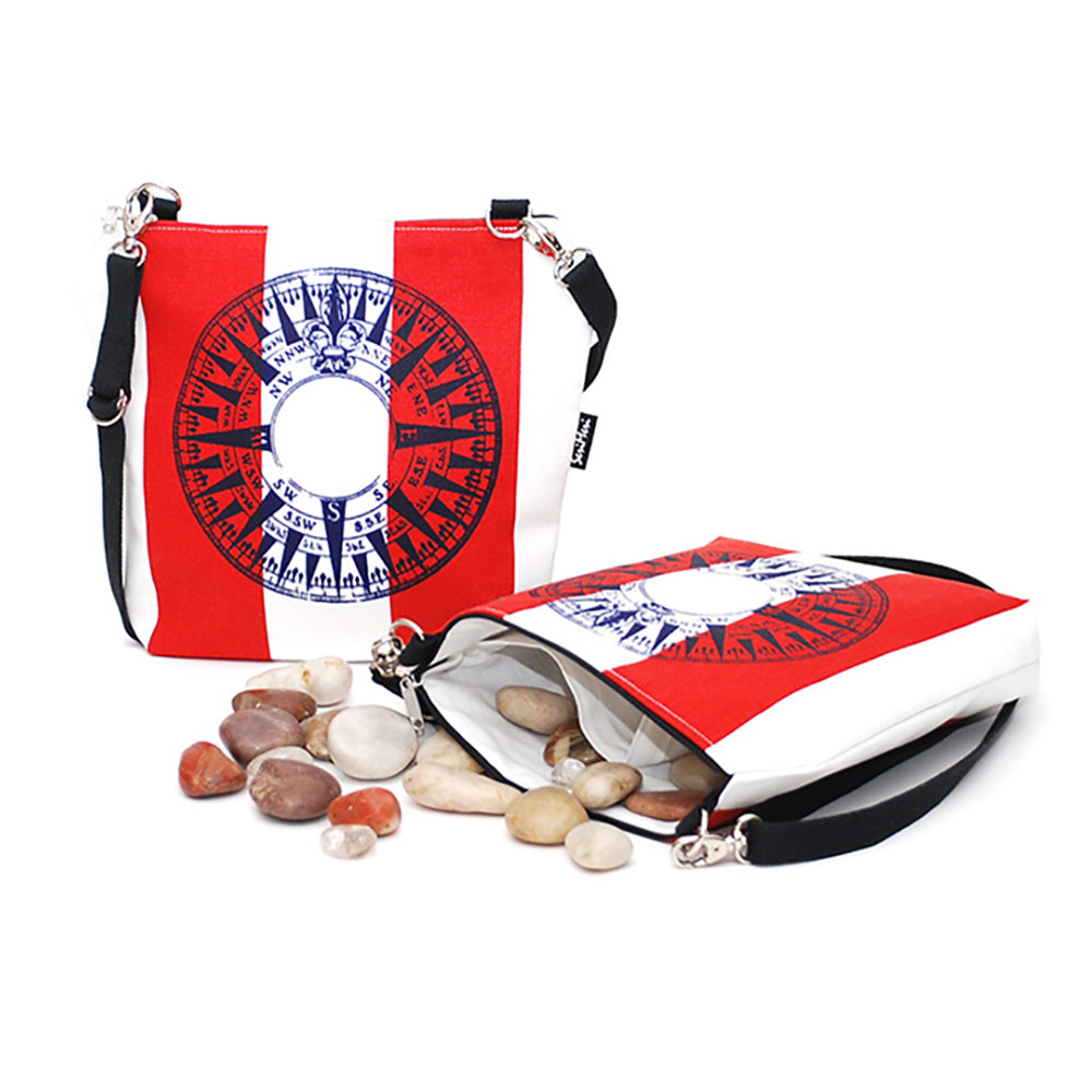 Komapassi rose patterned shoulder bag